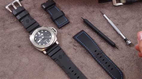 panerai band change|panerai watch strap replacement.